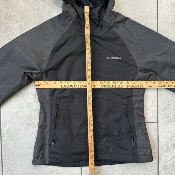Columbia Women Hot Thought II Athletic Shell Jacket Waterproof Omni Heat Size S - Picture 8 of 8